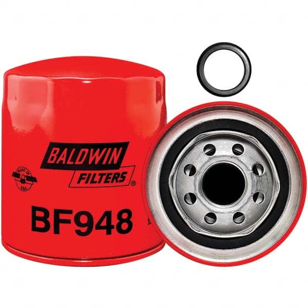 Baldwin Filters - 1 Thread 4-3/8" OAL x 3-11/16" OD Automotive Fuel Filter - Americas Industrial Supply
