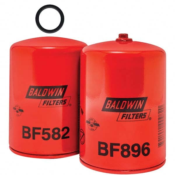 Baldwin Filters - 13/16 Thread 5-21/32" OAL x 3-11/16" OD Automotive Fuel Filter - Americas Industrial Supply