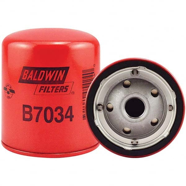 Baldwin Filters - M20 x 1.5 Thread 4-11/32" OAL x 3-25/32" OD Automotive Oil Filter - Americas Industrial Supply