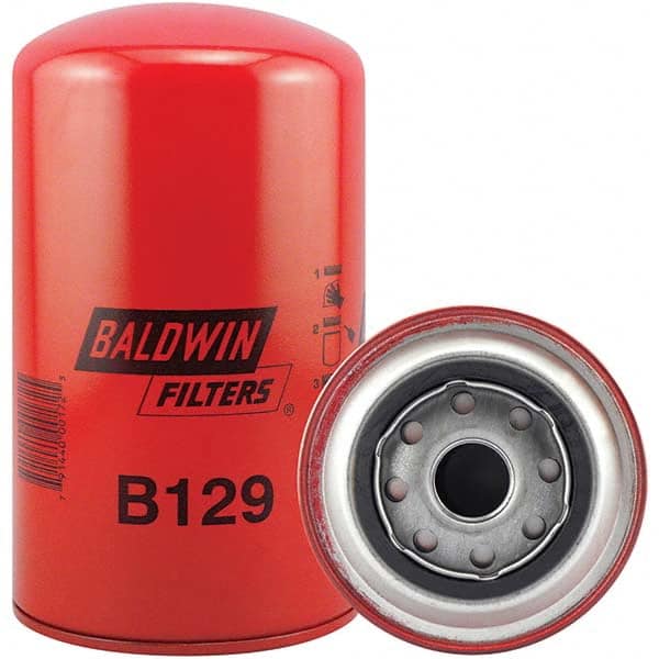 Baldwin Filters - 1 Thread 7-3/8" OAL x 4-1/4" OD Automotive Oil Filter - Americas Industrial Supply
