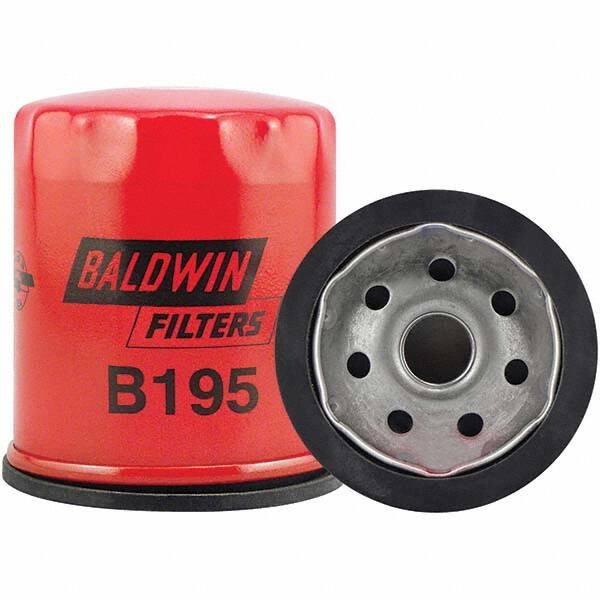 Baldwin Filters - M18 x 1.5 Thread 3-1/2" OAL x 3-1/8" OD Automotive Oil Filter - Americas Industrial Supply
