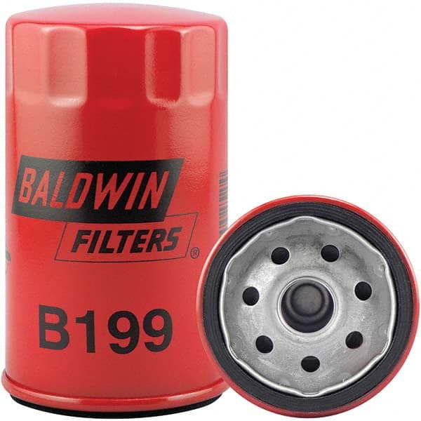 Baldwin Filters - M20 x 1.5 Thread 5-1/8" OAL x 3" OD Automotive Oil Filter - Americas Industrial Supply