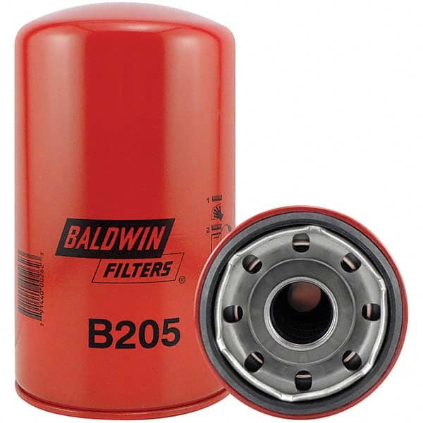 Baldwin Filters - 1-1/2 Thread 8-3/32" OAL x 4-21/32" OD Automotive Oil Filter - Americas Industrial Supply