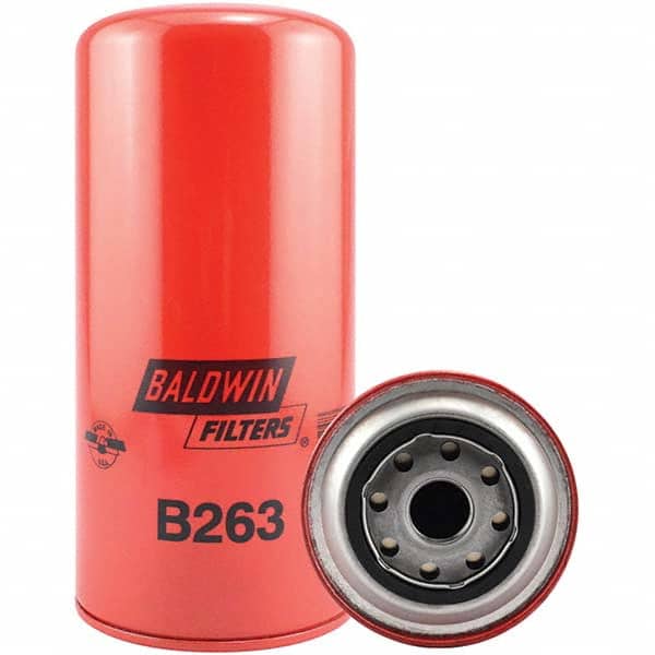 Baldwin Filters - 1 Thread 9-1/8" OAL x 4-1/4" OD Automotive Oil Filter - Americas Industrial Supply