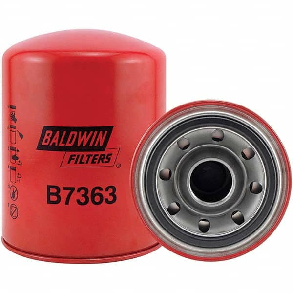 Baldwin Filters - 1-1/2 Thread 7" OAL x 5-3/8" OD Automotive Oil Filter - Americas Industrial Supply