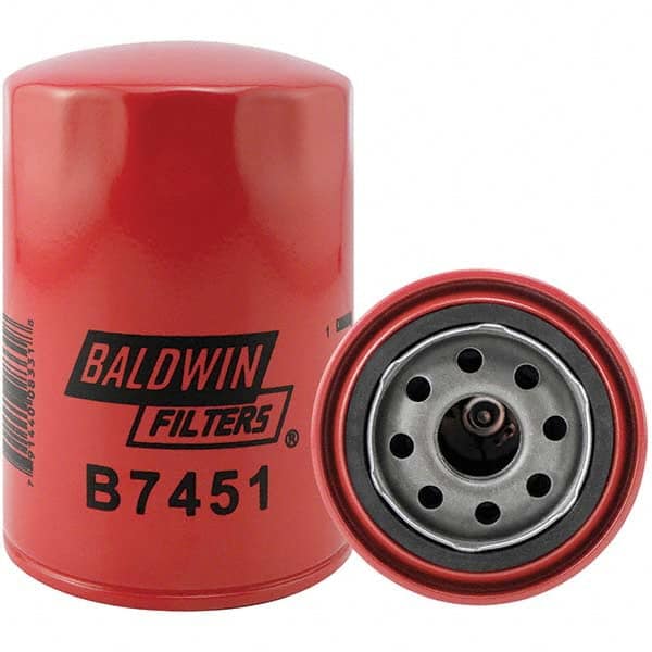 Baldwin Filters - M24 x 2.0 Thread 5-1/8" OAL x 3-21/32" OD Automotive Oil Filter - Americas Industrial Supply