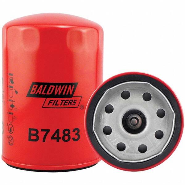 Baldwin Filters - 1-1/8 Thread 6-7/32" OAL x 4-9/32" OD Automotive Oil Filter - Americas Industrial Supply