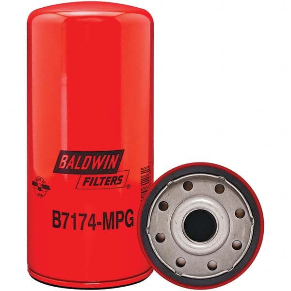 Baldwin Filters - M30 x 2.0 Thread 9-1/8" OAL x 4-1/4" OD Automotive Oil Filter - Americas Industrial Supply