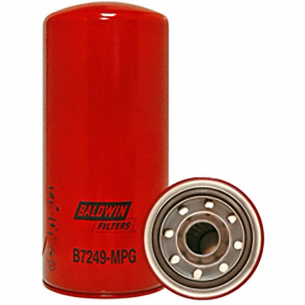 Baldwin Filters - 1-1/2 Thread 12-3/32" OAL x 5-3/8" OD Automotive Oil Filter - Americas Industrial Supply