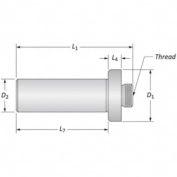 Allied Machine and Engineering - Boring Head Arbors, Shanks & Adapters Shank Type: Straight Shank Mount Type: Threaded Mount - Americas Industrial Supply