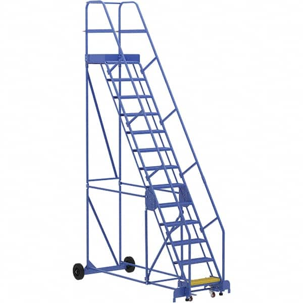 Vestil - 166" High 350 Lb Capacity 13 Step Ladder - Americas Industrial Supply