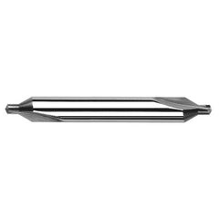 ‎#5 × 2-3/4″ OAL 60 Degree Carbide Combined Drill and Countersink Uncoated - Exact Industrial Supply