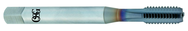 M8 x 1.25 Dia. - D5 - 4 FL - VC10- TiCN - Bottoming - Straight Flute Tap - Americas Industrial Supply