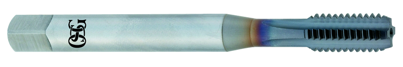 M12 x 1.5 Dia. - D6 - 4 FL - VC10- TiCN - Bottoming - Straight Flute Tap - Americas Industrial Supply
