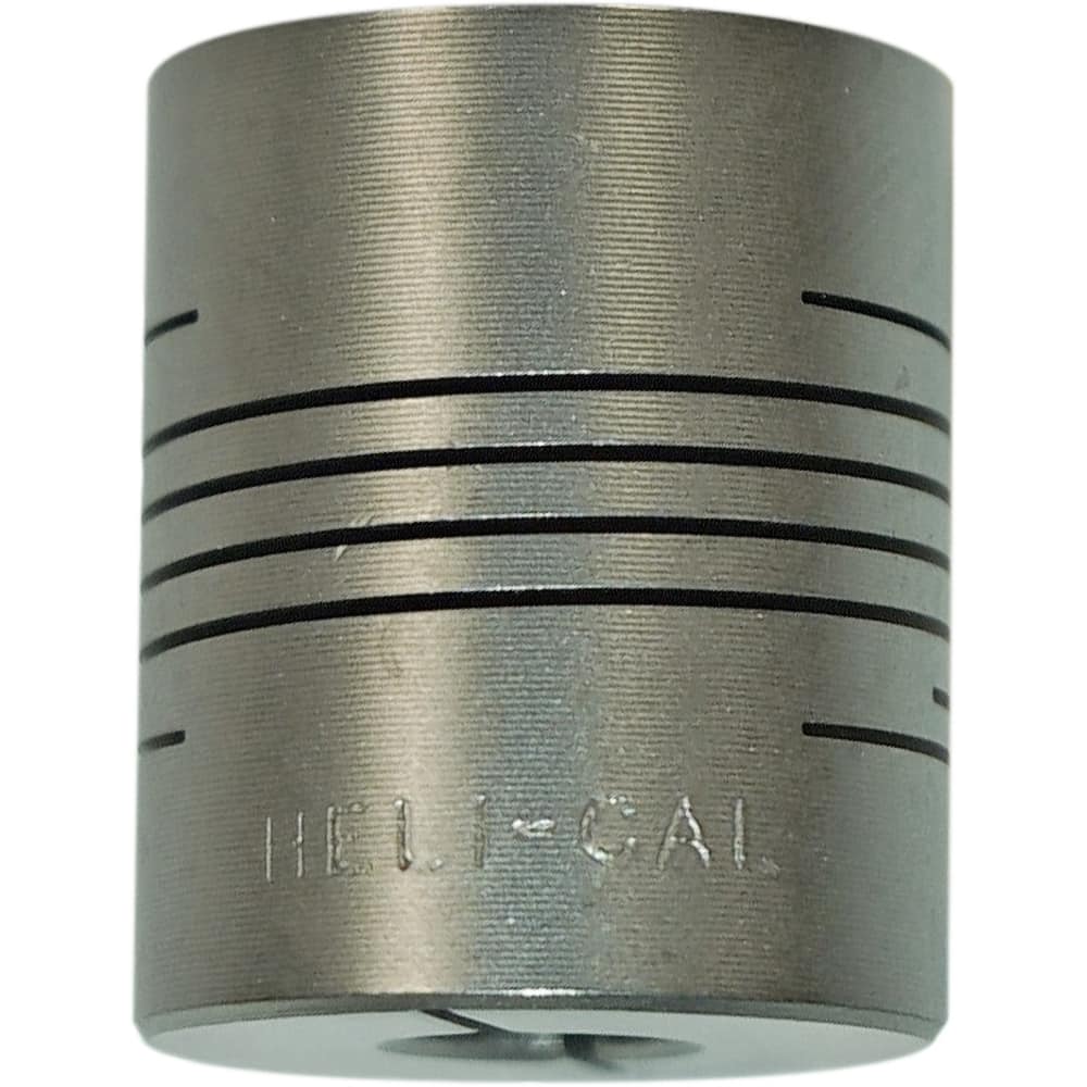 Heli-Cal - Flexible Coupling; Type: Clamp Hub ; Maximum Bore Diameter (mm): 9.0000 ; Minimum Bore Diameter (mm): 6.000 ; Outside Diameter (mm): 25.0000 ; Overall Length (mm): 30.0000 ; Material: 17-4PH CRES - Exact Industrial Supply