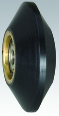 #11086 - 1 x 3/8'' - Urethane Contact Wheel W/Bearing & Shaft - Americas Industrial Supply