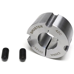 Shuster - 2-1/8" Bore, 1/2" Keyway Width x 1/4" Keyway Depth, Tapered Lock Sprocket Bushing - Exact Industrial Supply