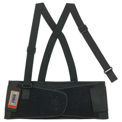 1650 3 XL Black Elastic Back Support Economy - Americas Industrial Supply