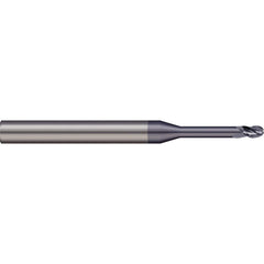 Micro 100 - Ball End Mills; Mill Diameter (mm): 3.00 ; Mill Diameter (Decimal Inch): 0.1181 ; Number of Flutes: 2 ; Length of Cut (mm): 3.0000 ; Length of Cut (Decimal Inch): 0.1181 ; Material: Solid Carbide - Exact Industrial Supply