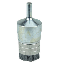 1″ Banded Nylox End Brush, .035/180SC Crimped Fill - Americas Industrial Supply