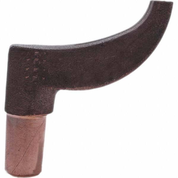 Tuffaloy - Spot Welder Tips For Use With: 5RW Electrode Holder Type: Misc Double Bend Tip Rectangular Nose - Americas Industrial Supply