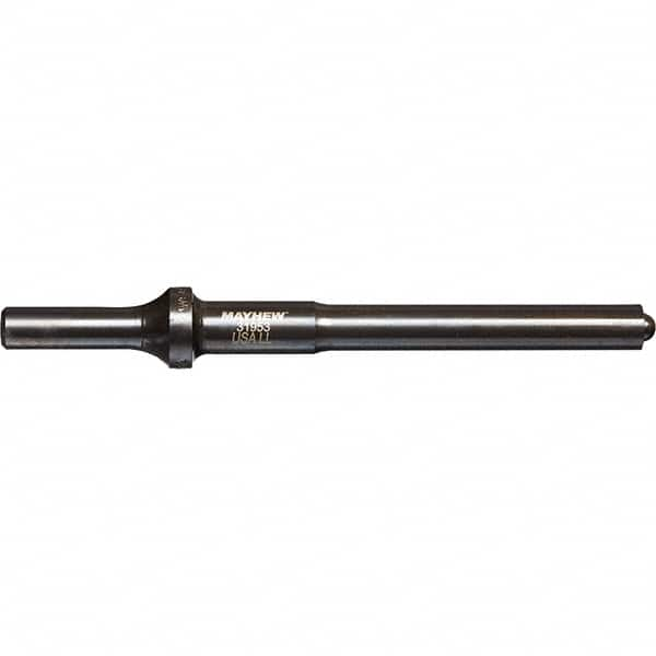 Mayhew - 7/16" Head Width, 6" OAL, Roll Pin Punch - Round Drive, Round Shank, Steel - Americas Industrial Supply