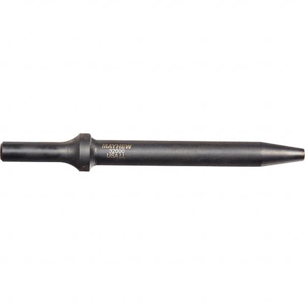 Mayhew - 6" OAL, Tapered Punch Chisel - Round Drive, Round Shank, Steel - Americas Industrial Supply