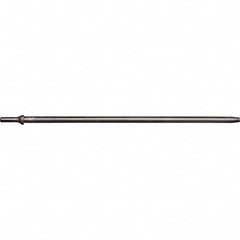 Mayhew - 3/8" Head Width, 18" OAL, Tapered Punch Chisel - Round Drive, Round Shank, Steel - Americas Industrial Supply