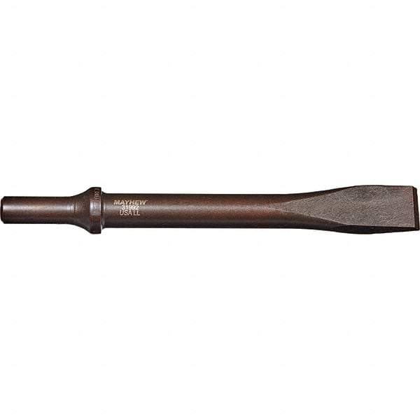 Mayhew - 3/4" Head Width, 7-1/2" OAL, Rivet Cutter Chisel - Round Drive, Round Shank, Steel - Americas Industrial Supply