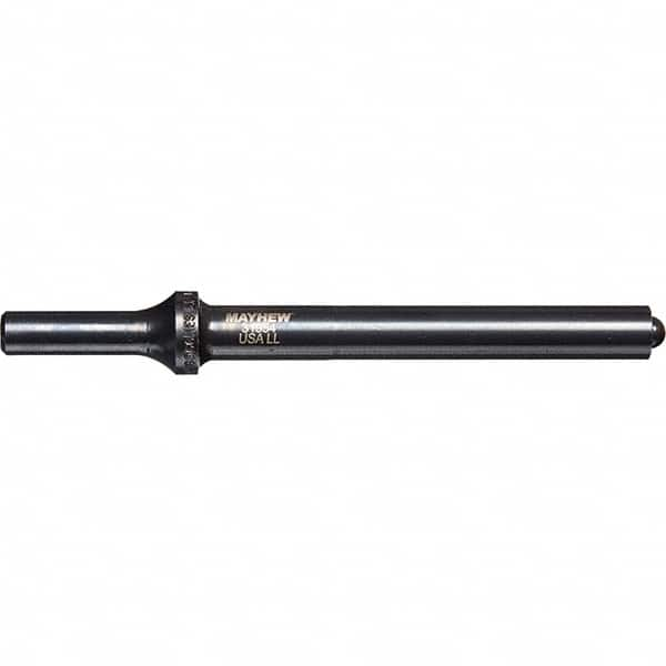 Mayhew - 1/2" Head Width, 6" OAL, Roll Pin Punch - Round Drive, Round Shank, Steel - Americas Industrial Supply