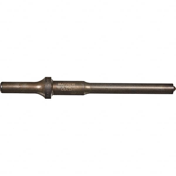 Mayhew - 3/8" Head Width, 6" OAL, Roll Pin Punch - Round Drive, Round Shank, Steel - Americas Industrial Supply