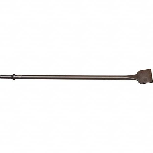 Mayhew - 2" Head Width, 18" OAL, Scraper Punch - Round Drive, Round Shank, Steel - Americas Industrial Supply