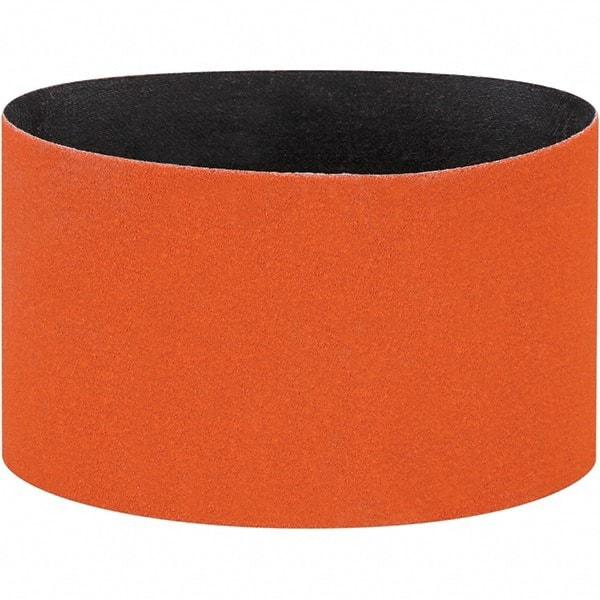Dynabrade - 3-1/2" Wide x 15-1/2" OAL, 60 Grit, Ceramic Abrasive Belt - Ceramic, Coated, Y Weighted Cloth Backing, Wet/Dry - Americas Industrial Supply