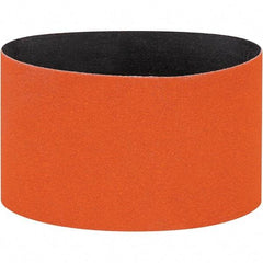 Dynabrade - 3-1/2" Wide x 15-1/2" OAL, 60 Grit, Ceramic Abrasive Belt - Ceramic, Coated, Y Weighted Cloth Backing, Wet/Dry - Americas Industrial Supply