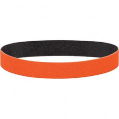 Dynabrade - 1" Wide x 18" OAL, 60 Grit, Ceramic Abrasive Belt - Ceramic, Coated, Y Weighted Cloth Backing, Wet/Dry - Americas Industrial Supply