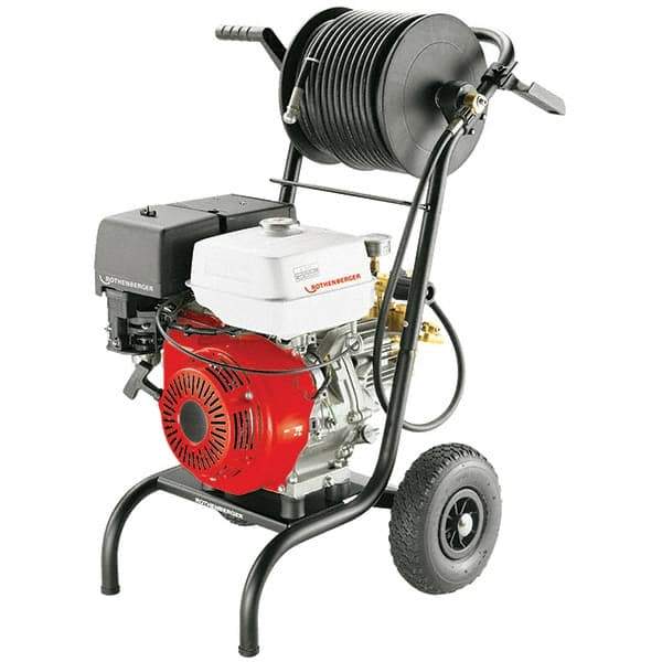 Rothenberger - Electric & Gas Drain Cleaning Machines Type of Power: Gasoline For Minimum Pipe Size: 0.780 (Inch) - Americas Industrial Supply