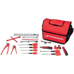 Rothenberger - Combination Hand Tool Sets Tool Type: Plumber's Tool Set Number of Pieces: 13 - Americas Industrial Supply