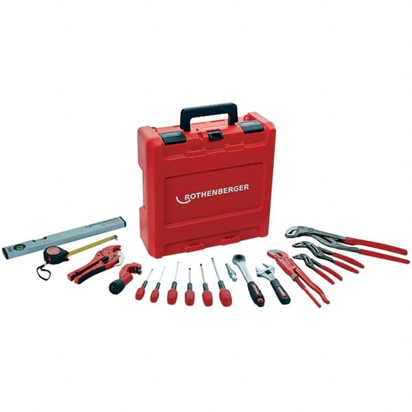 Rothenberger - Combination Hand Tool Sets Tool Type: Plumber's Tool Set Number of Pieces: 18 - Americas Industrial Supply