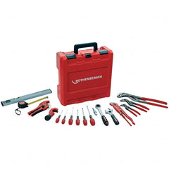 Rothenberger - Combination Hand Tool Sets Tool Type: Plumber's Tool Set Number of Pieces: 18 - Americas Industrial Supply