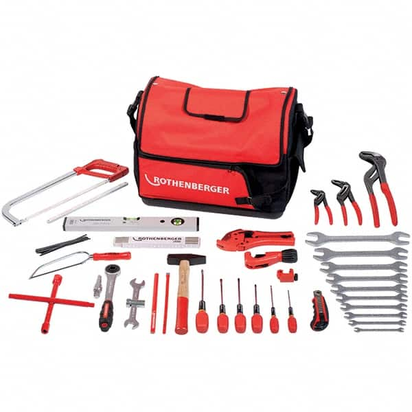 Rothenberger - Combination Hand Tool Sets Tool Type: Plumber's Tool Set Number of Pieces: 57 - Americas Industrial Supply