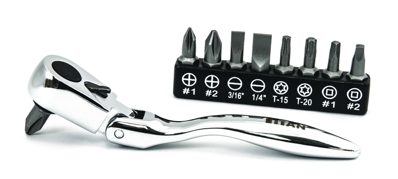 10 Piece - #11212 - Micro Flex Bit Driver Set - Americas Industrial Supply