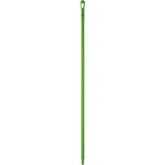 Vikan - 59 x 1-1/4" Polypropylene Squeegee Handle - European Threaded Connection, Green - Americas Industrial Supply