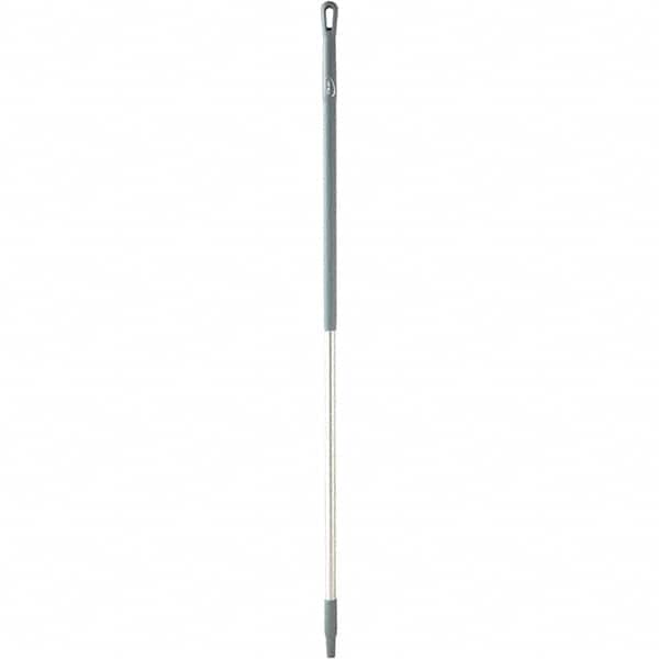 Vikan - 59 x 1-1/4" Aluminum Squeegee Handle - European Threaded Connection, Gray - Americas Industrial Supply