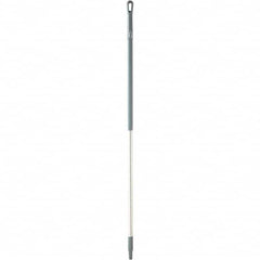 Vikan - 59 x 1-1/4" Aluminum Squeegee Handle - European Threaded Connection, Gray - Americas Industrial Supply