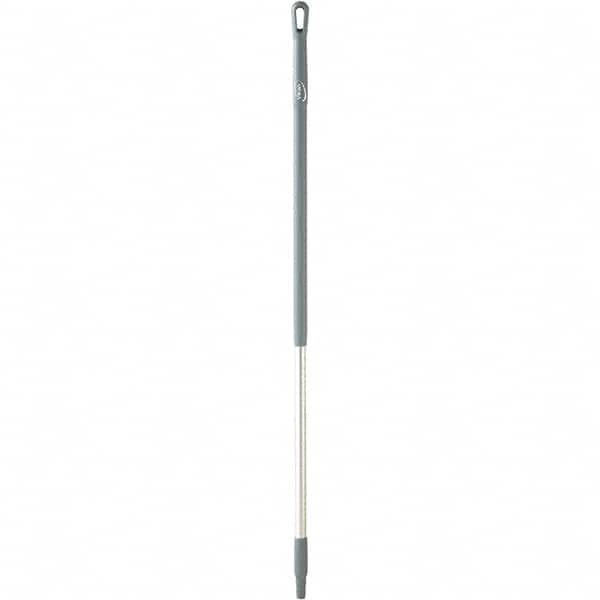 Vikan - 51 x 1-1/4" Aluminum Squeegee Handle - European Threaded Connection, Gray - Americas Industrial Supply
