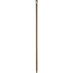 Vikan - 59 x 1-1/4" Polypropylene Squeegee Handle - European Threaded Connection, Brown - Americas Industrial Supply