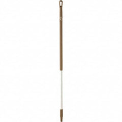 Vikan - 51 x 1-1/4" Aluminum Squeegee Handle - European Threaded Connection, Brown - Americas Industrial Supply