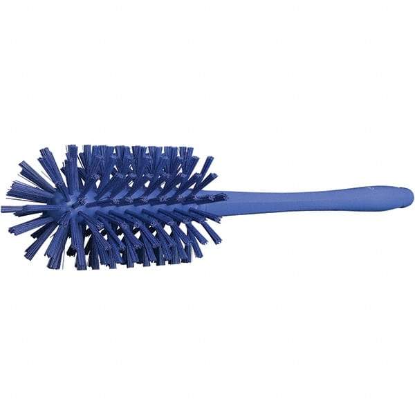 Vikan - 3-1/2" Diam Polyester Bottle Brush - 16-7/8" OAL, 6-1/4" Head Length, Polypropylene Handle - Americas Industrial Supply