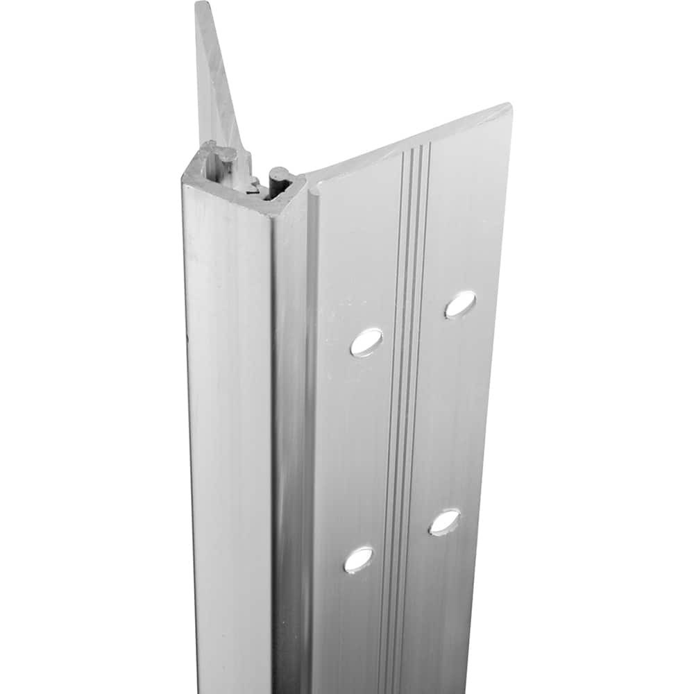 Stanley - Continuous Hinges; Type: Full Mortise ; Mount Type: Full Mortise ; Overall Length (Inch): 95; 95 ; Hinge Material: Aluminum ; Width (Decimal Inch): 4.0938 ; Thickness (Decimal Inch): 0.1120 - Exact Industrial Supply