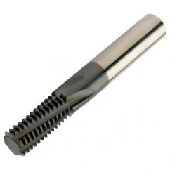 R217.15-120200AC26M 1620 12mm 5 FL Solid Carbide Thread Mill w/Cylindrical Shank - Americas Industrial Supply